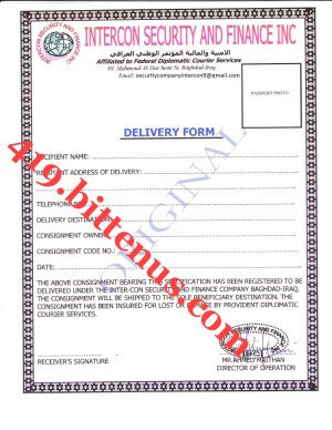 delivery form